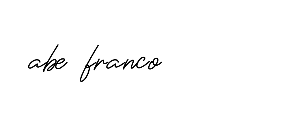 Signature of abe-franco