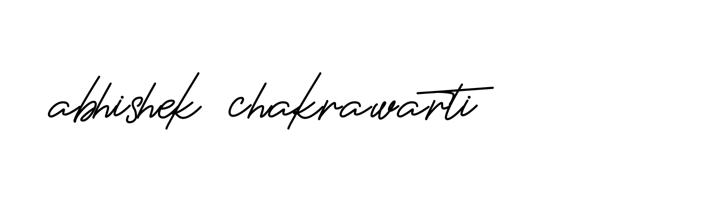 Signature of abhishek-chakrawarti