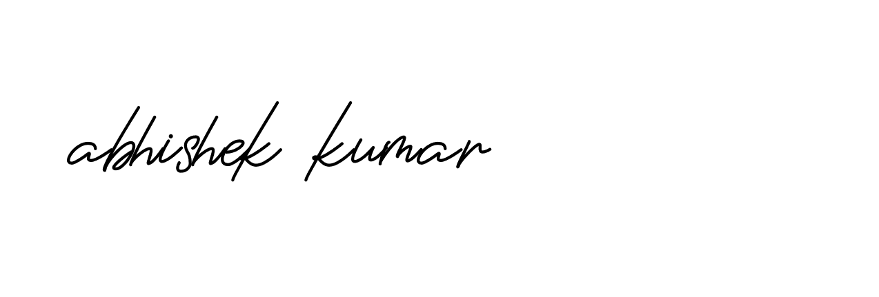 Signature of abhishek-kumar-