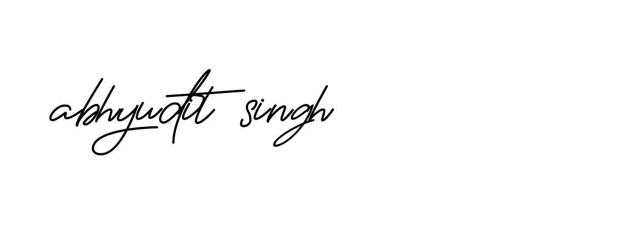 Signature of abhyudit-singh-