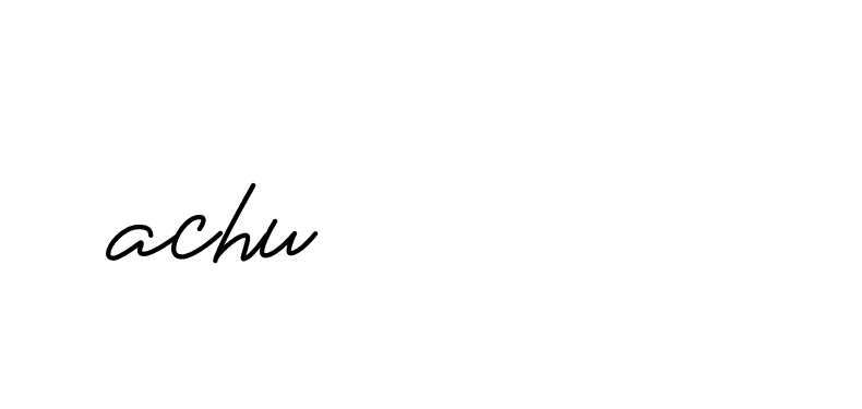 Signature of achu