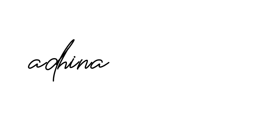 Signature of adhina