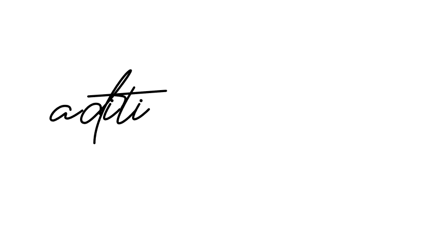 Signature of aditi-