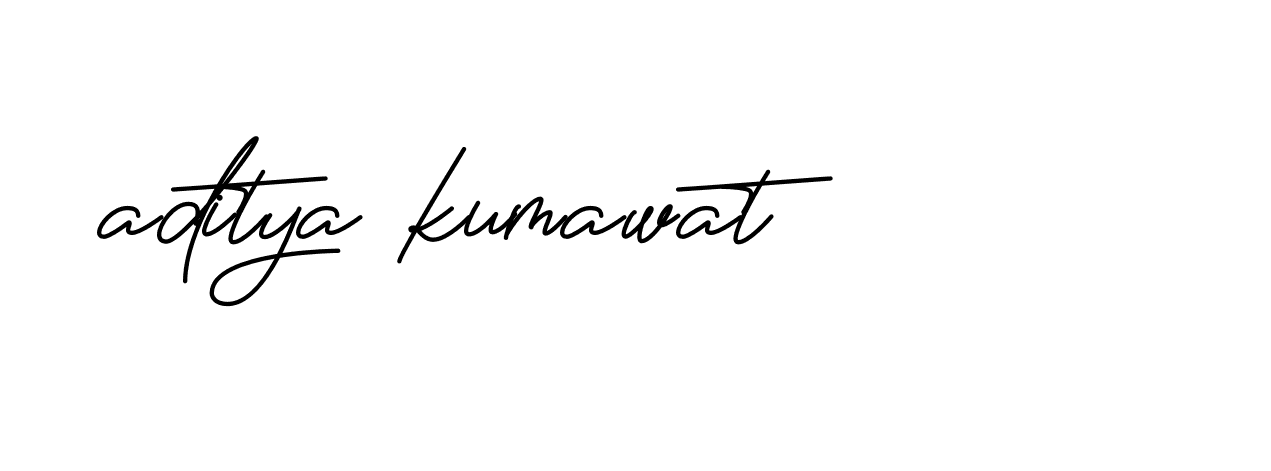 Signature of aditya-kumawat