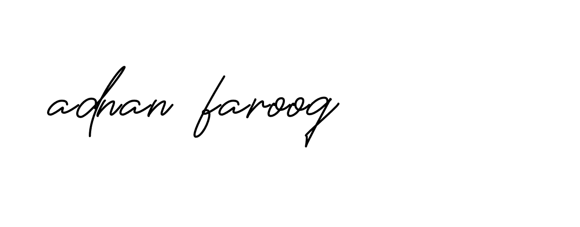 Signature of adnan-farooq