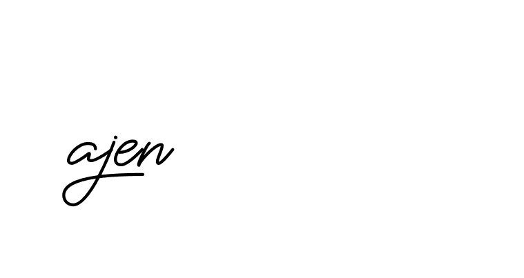 Signature of ajen