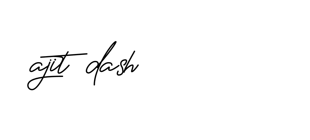 Signature of ajit-dash-