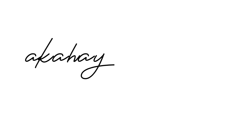 Signature of akahay