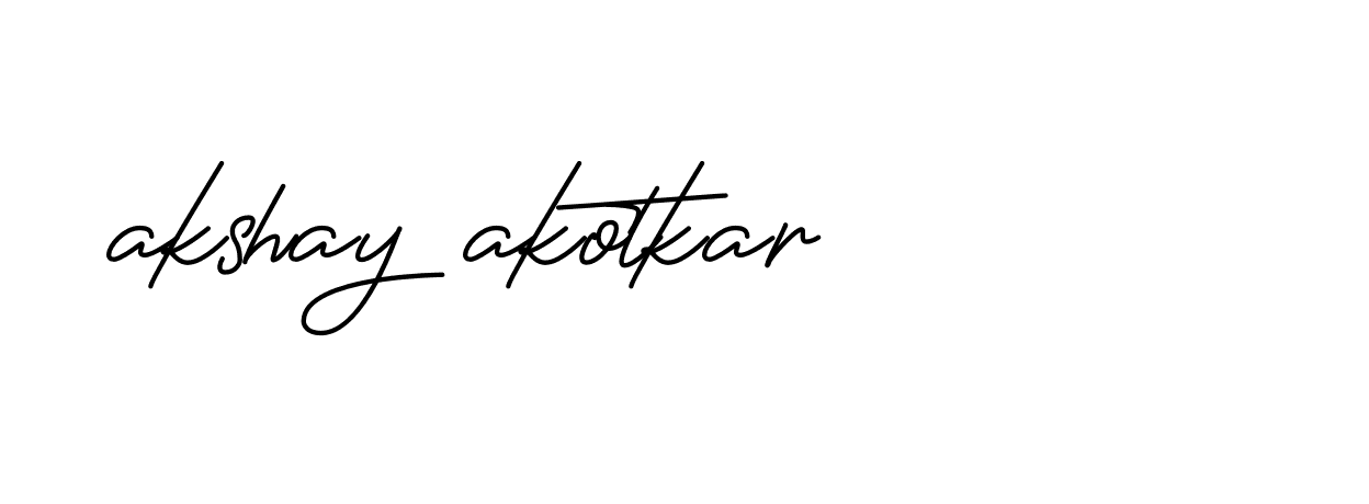 Signature of akshay-akotkar