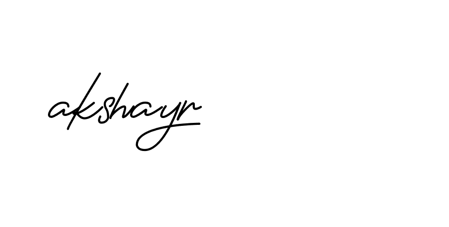 Signature of akshayr