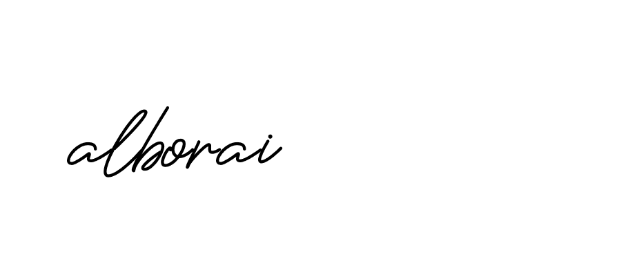 Signature of alborai