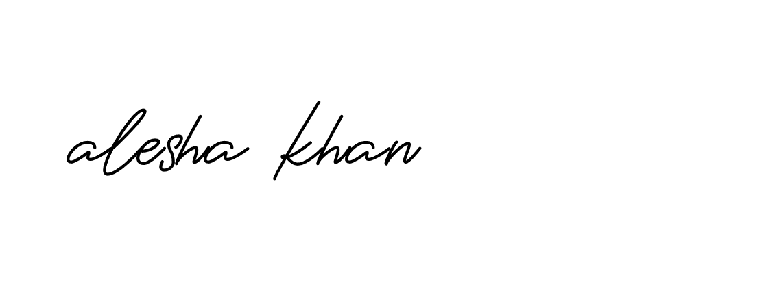 Signature of alesha-khan