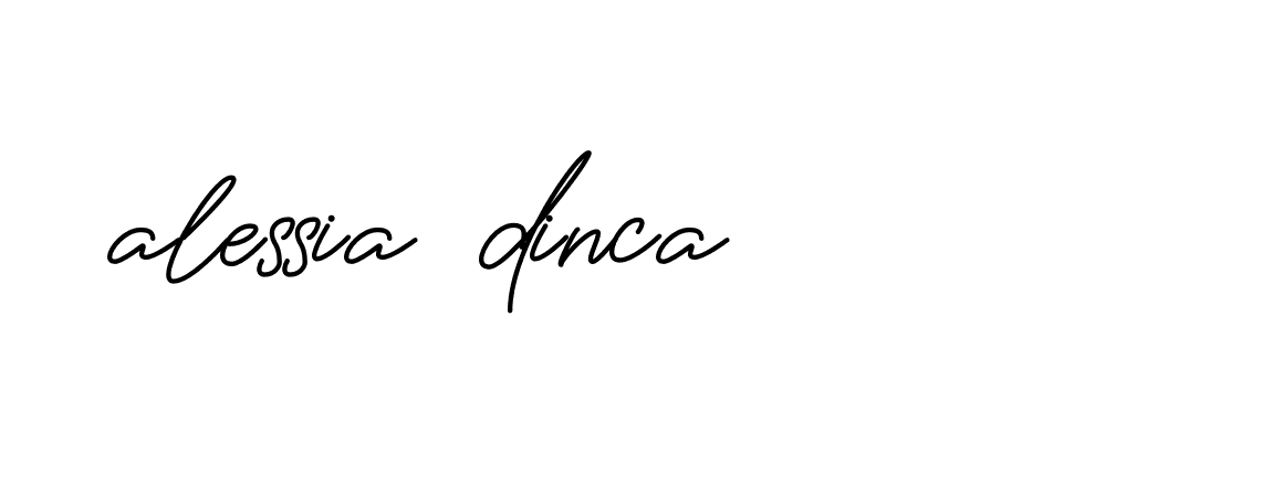 Signature of alessia-dinca