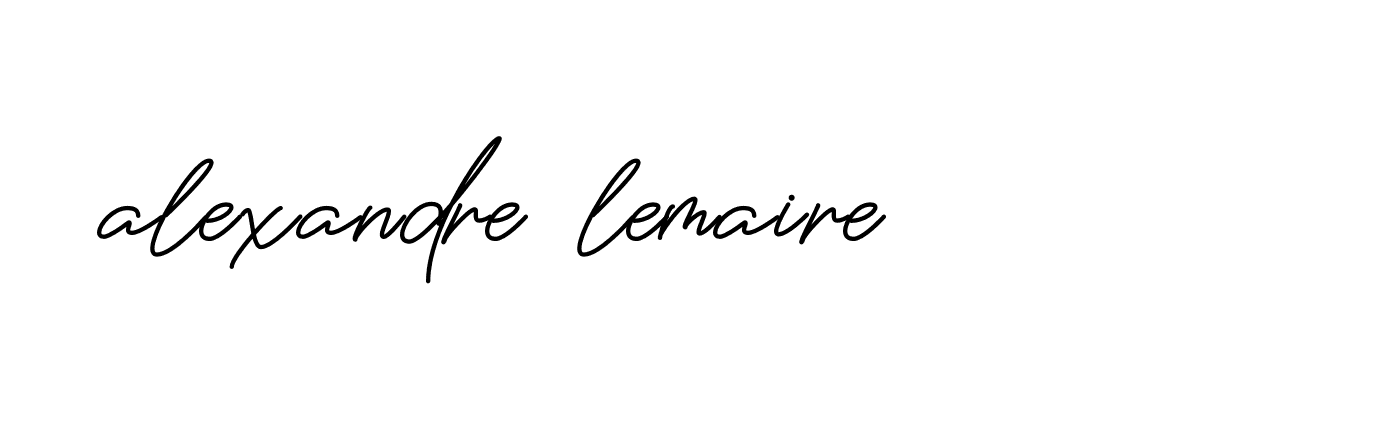 Signature of alexandre-lemaire