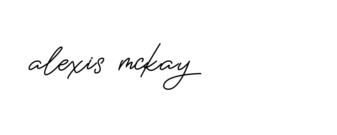 Signature of alexis-mckay