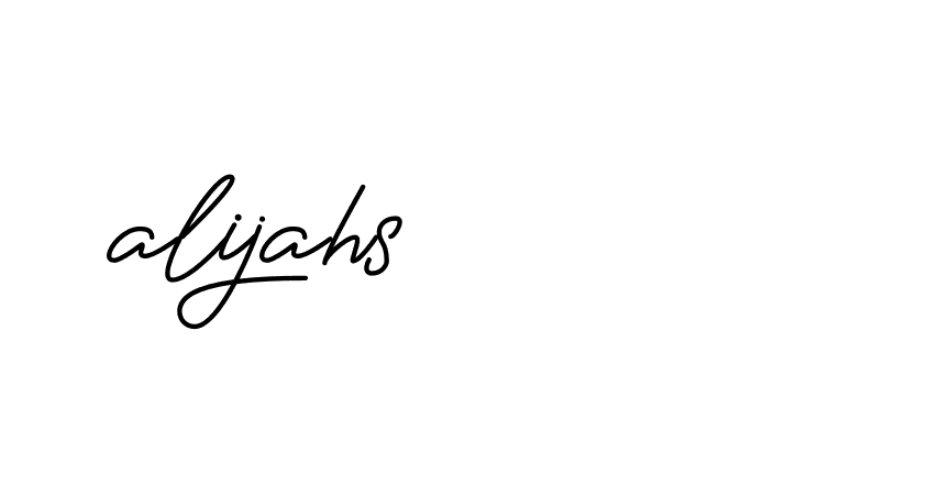 Signature of alijahs