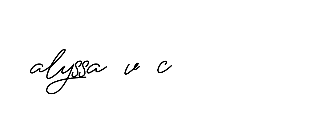 Signature of alyssa-v-c