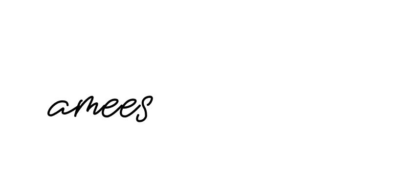 Signature of amees