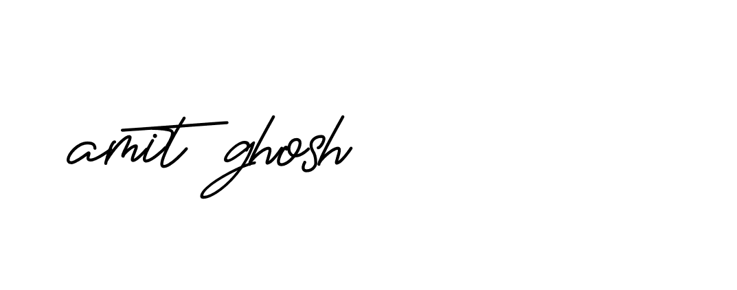 Signature of amit-ghosh-