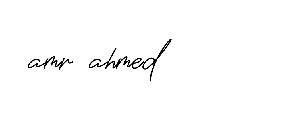 Signature of amr-ahmed