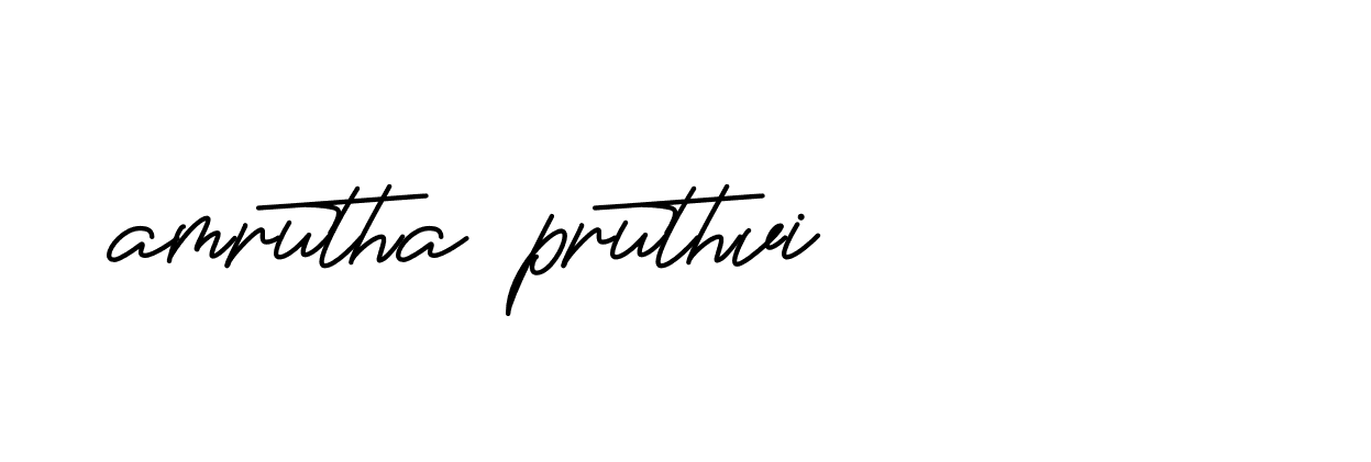 Signature of amrutha-pruthvi