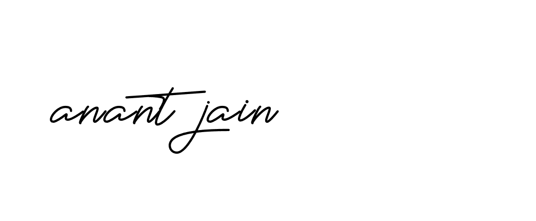 Signature of anant-jain