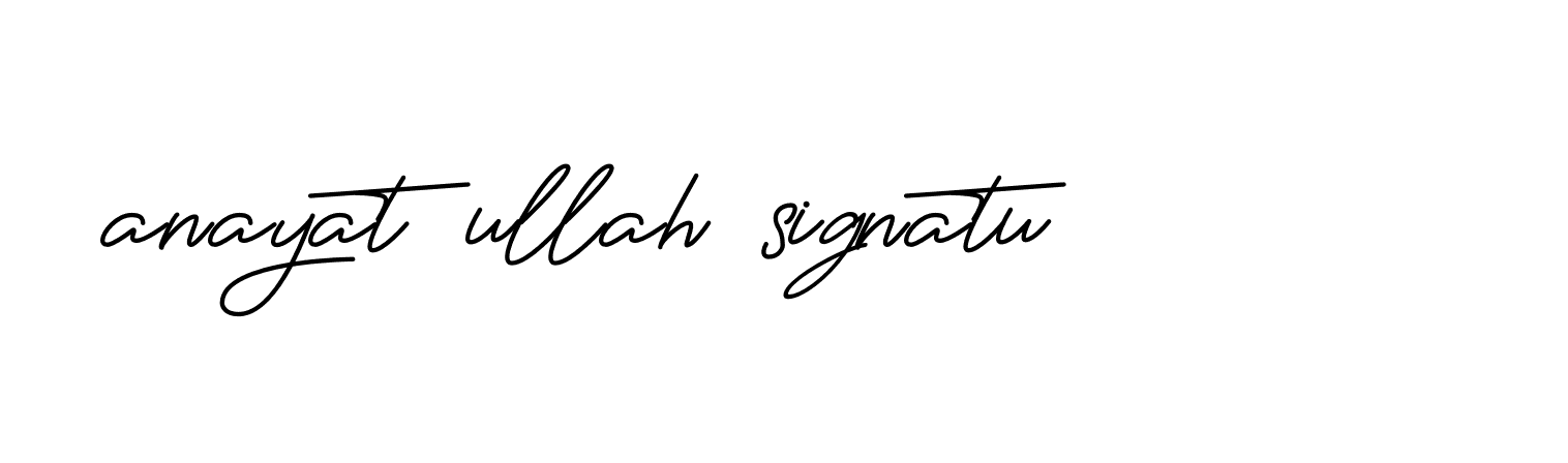 Signature of anayat-ullah-signatu