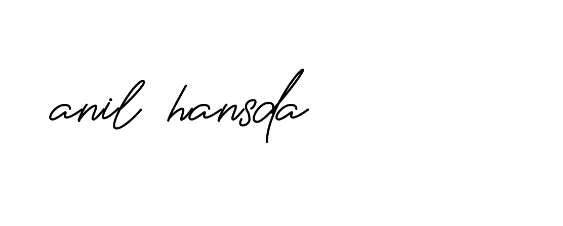 Signature of anil-hansda