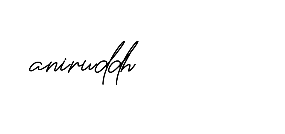 Signature of aniruddh