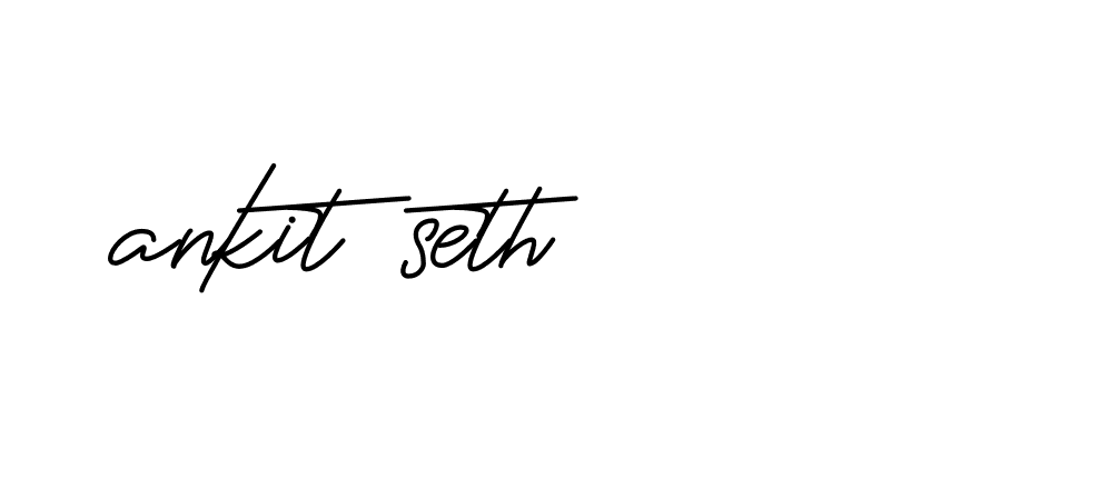 Signature of ankit-seth