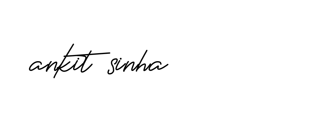 Signature of ankit-sinha