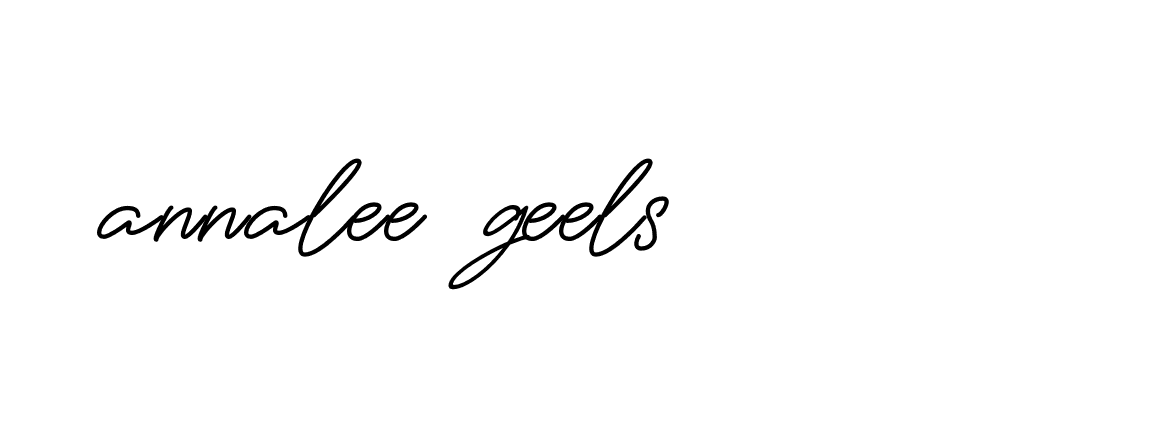 Signature of annalee-geels