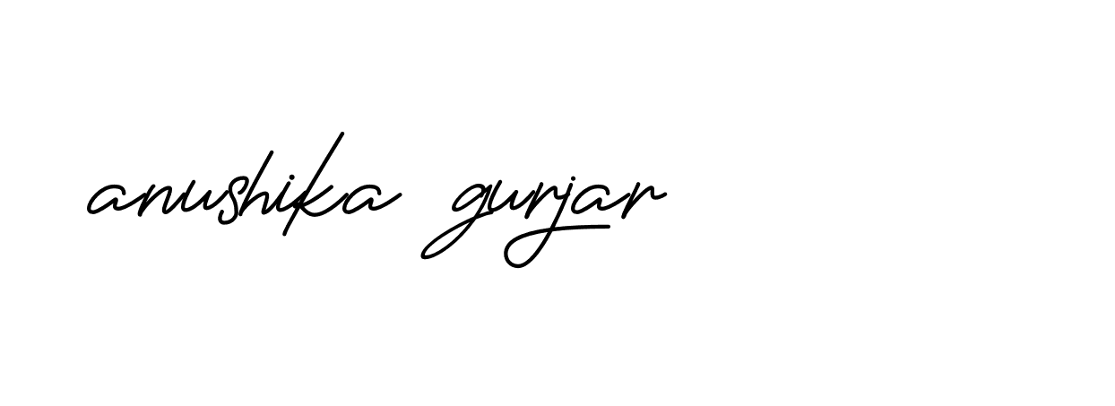 Signature of anushika-gurjar