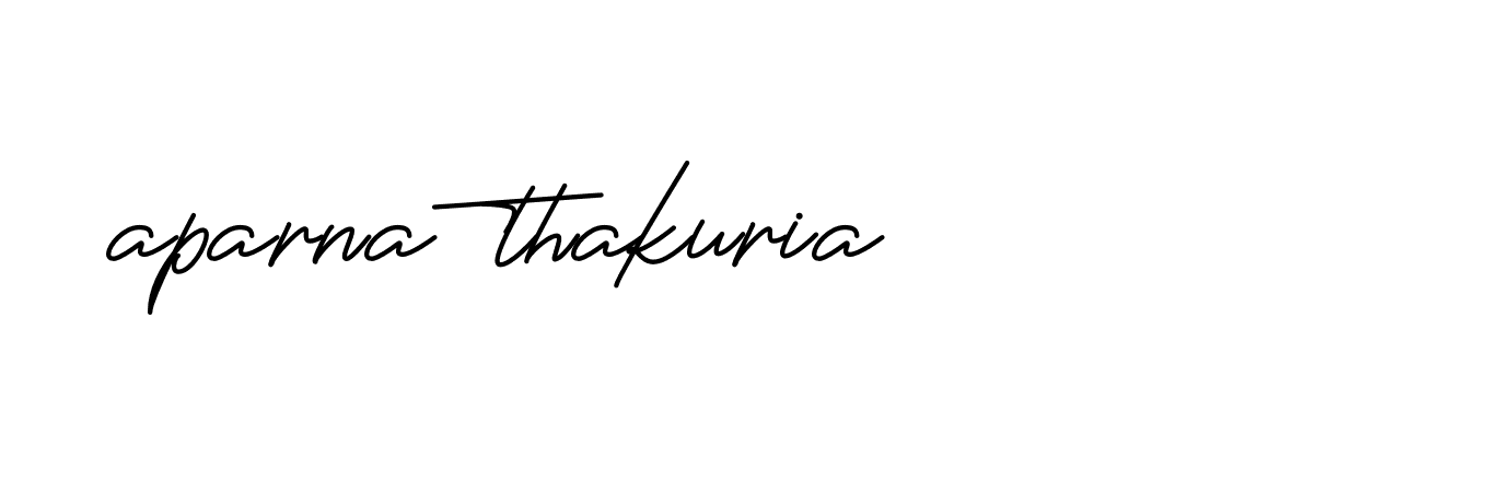 Signature of aparna-thakuria-