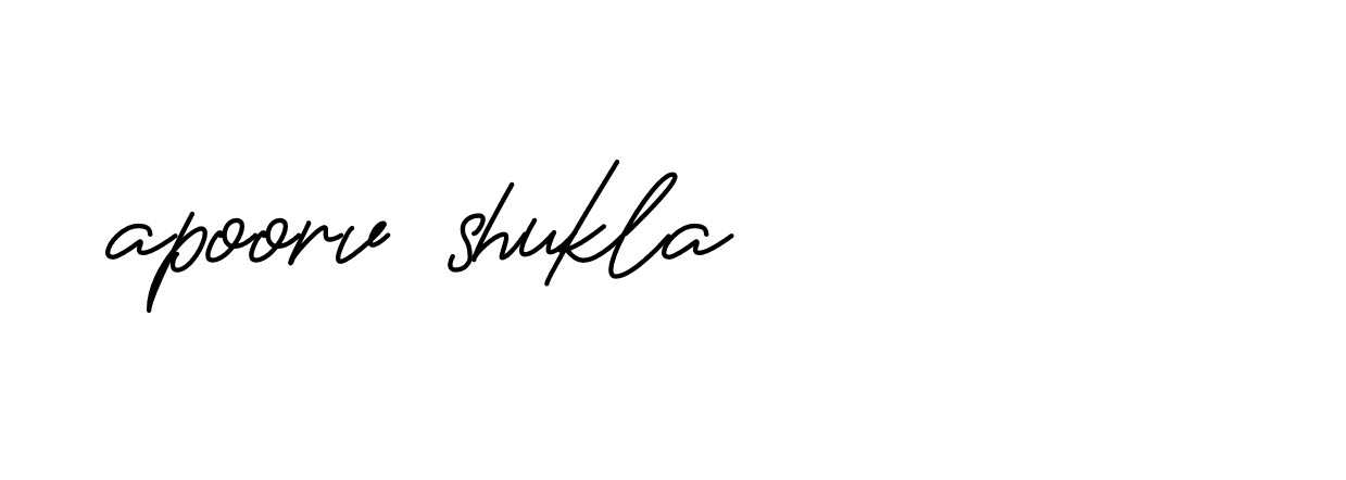 Signature of apoorv-shukla-