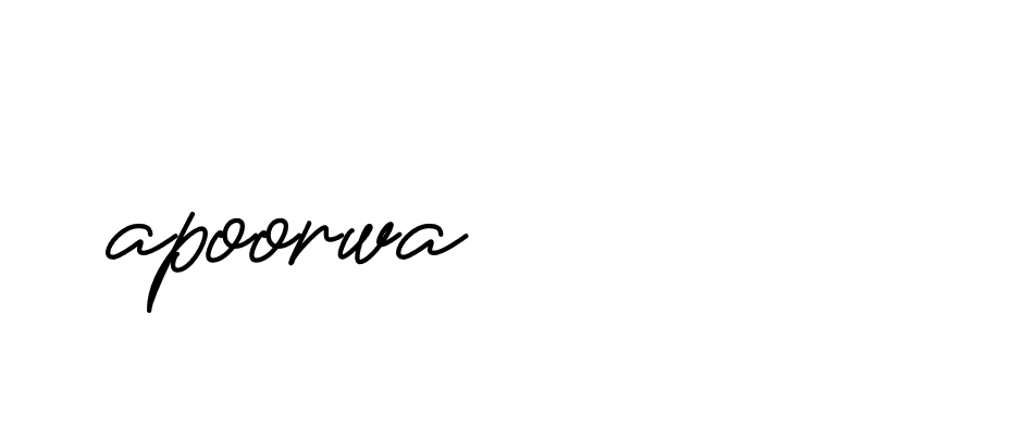 Signature of apoorwa