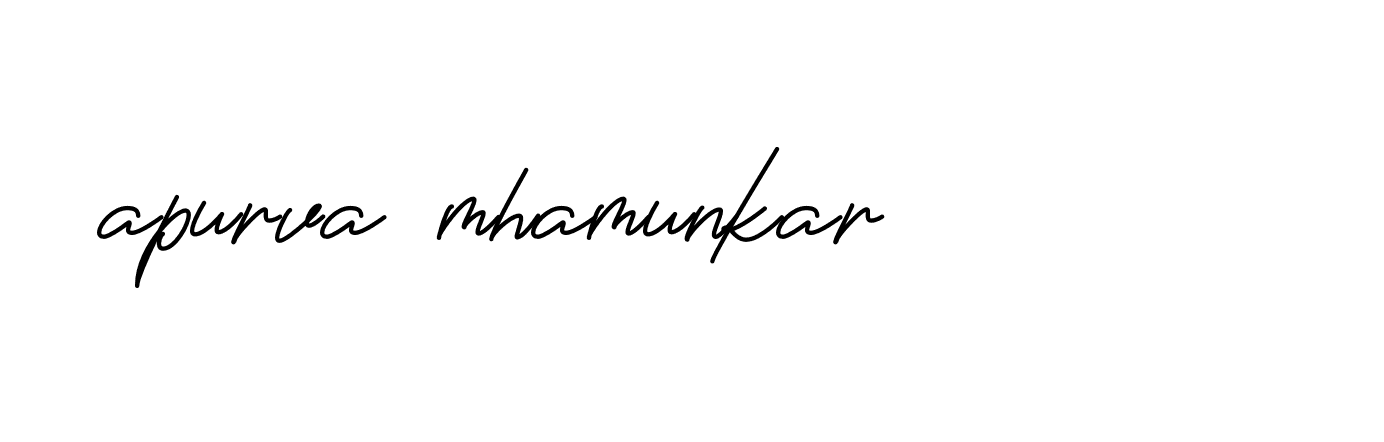 Signature of apurva-mhamunkar