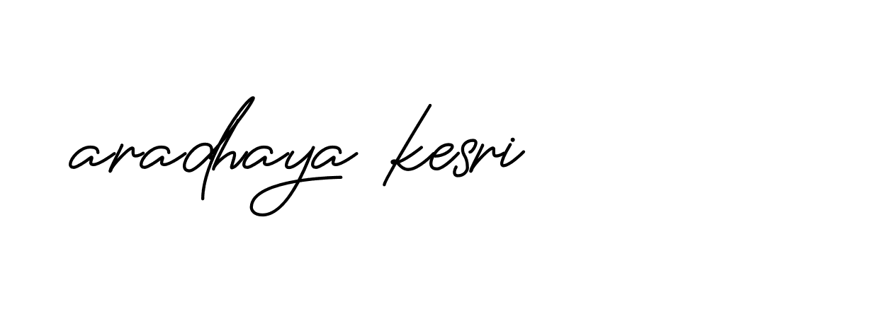 Signature of aradhaya-kesri