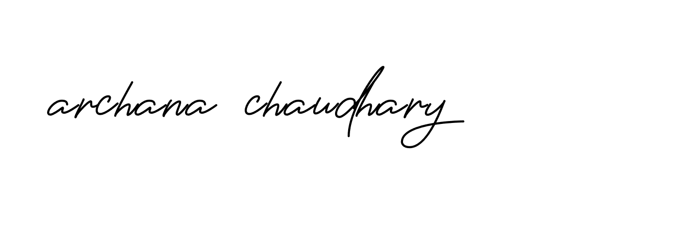 Signature of archana-chaudhary