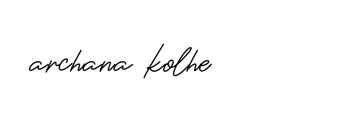 Signature of archana-kolhe