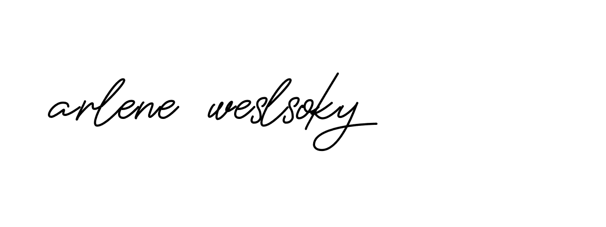 Signature of arlene-weslsoky