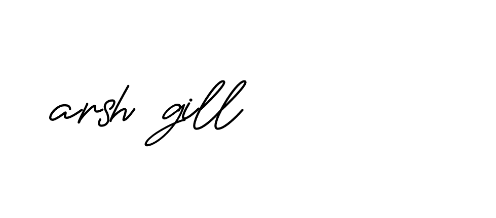 Signature of arsh-gill