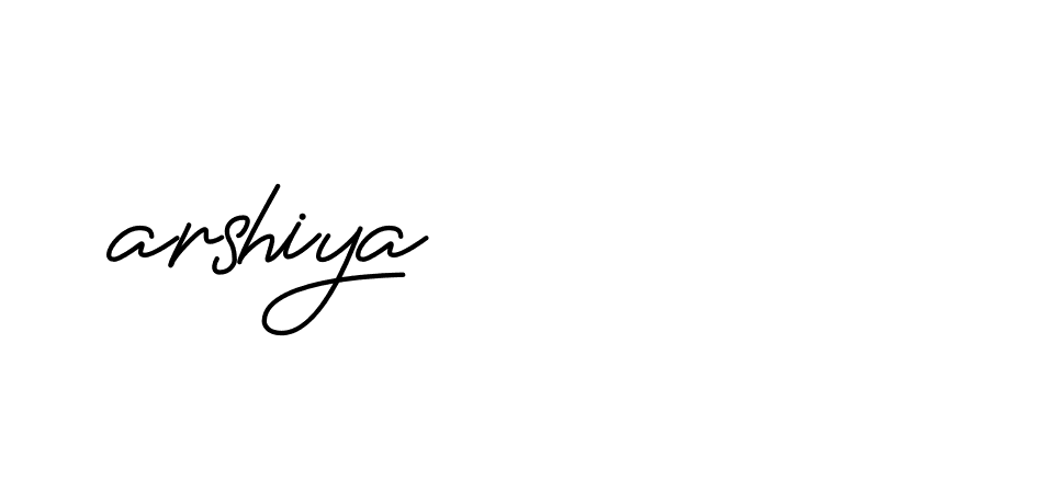 Signature of arshiya-