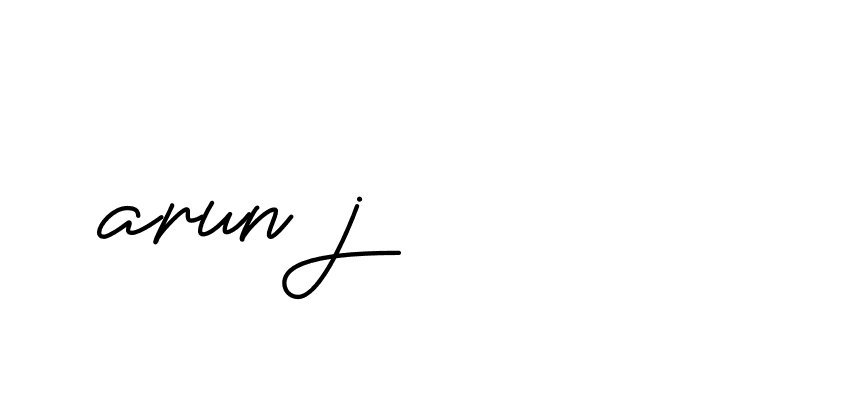 Signature of arun-j