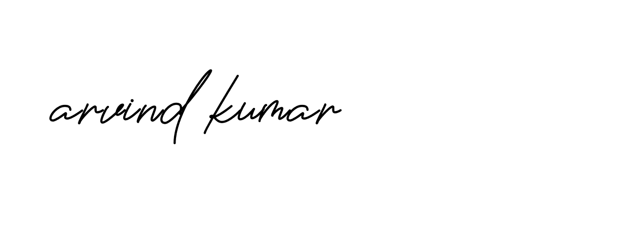 Signature of arvind-kumar-