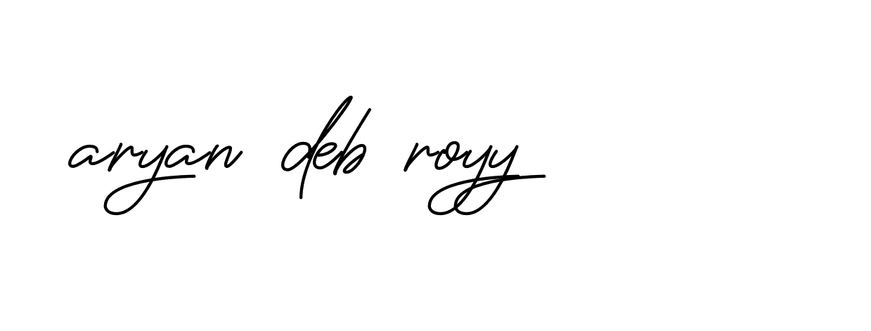 Signature of aryan-deb-royy