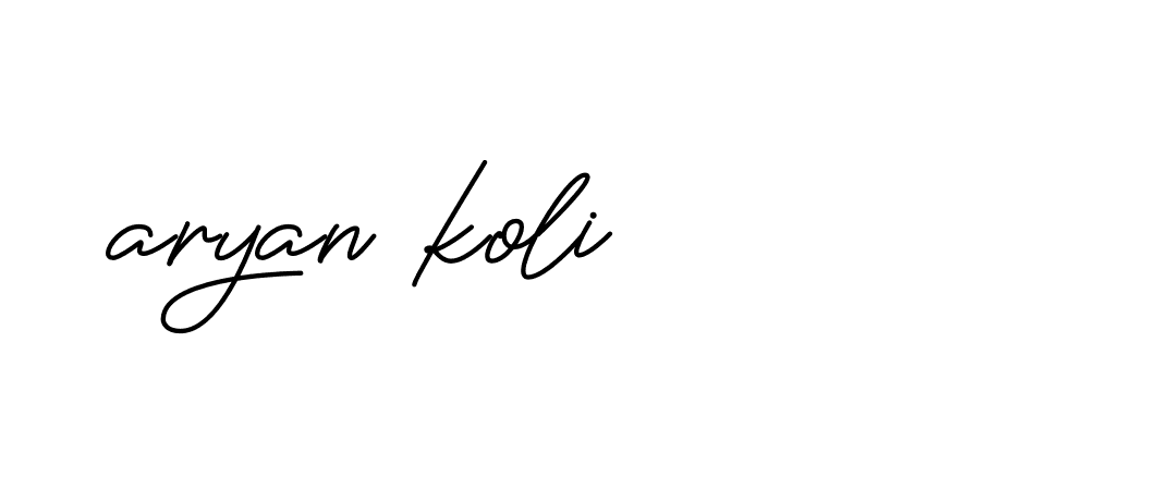 Signature of aryan-koli