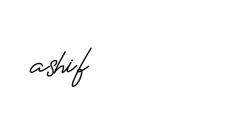 Signature of ashif