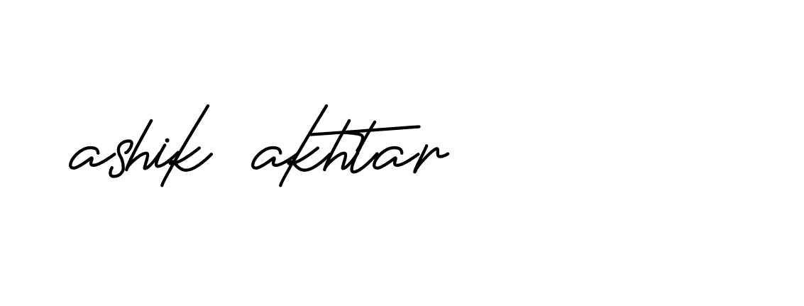 Signature of ashik-akhtar