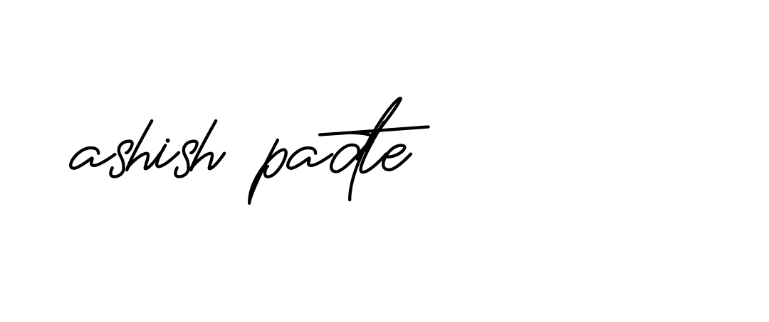 Signature of ashish-padte